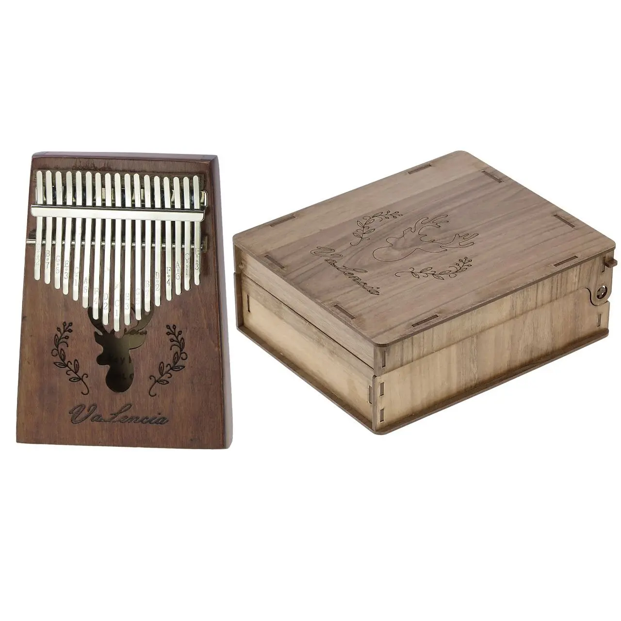 کالیمبا والنسیا همراه جعبه چوبی