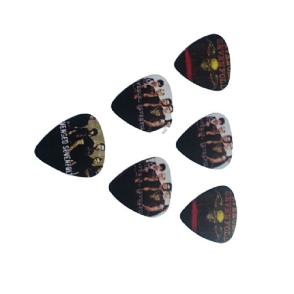 پیک گیتار مدل avanged sevenfold مجموعه 6 عددی