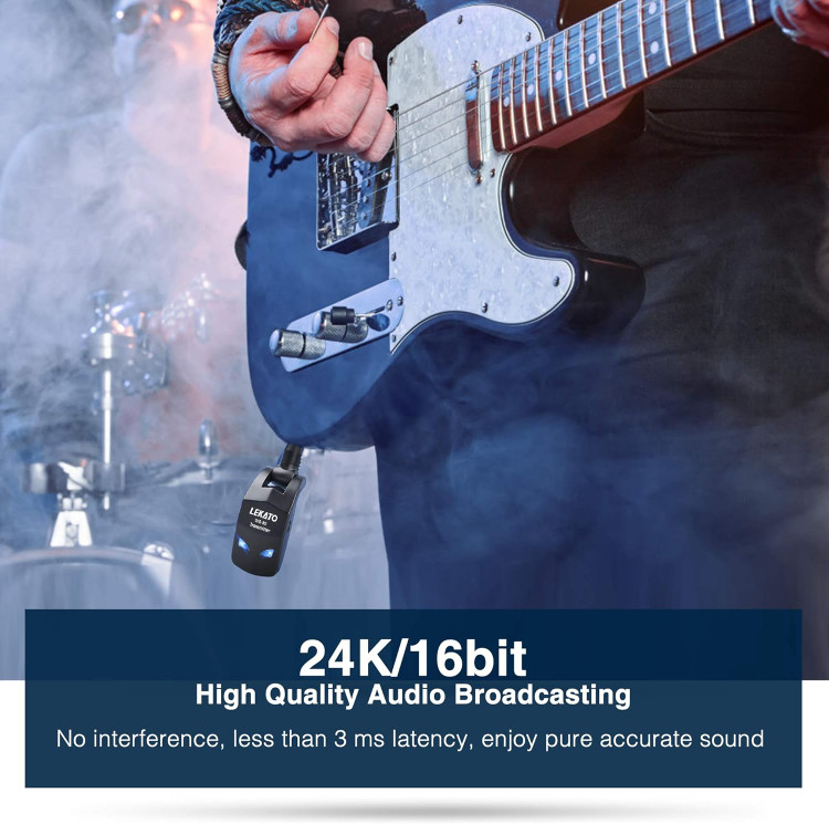 وایرلس گیتار LEKATO WS-80فرستنده گیرنده