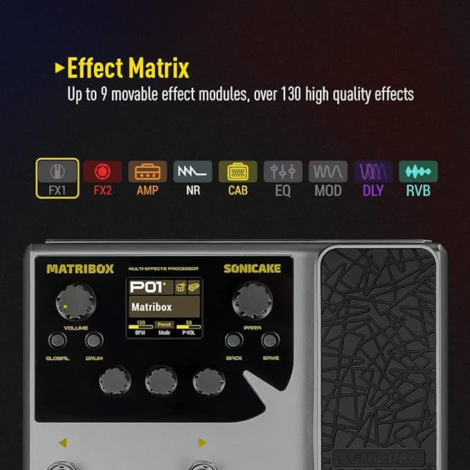 مولتی افکت SONICAKE matriboxSonicake matribox multi effect