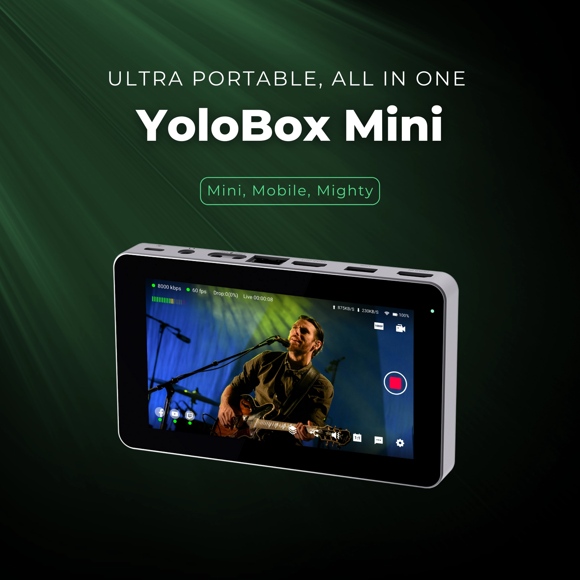 مانیتور سوئیچر yolobox mini