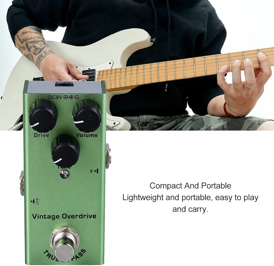 Vintage overdrive unit mini pedal