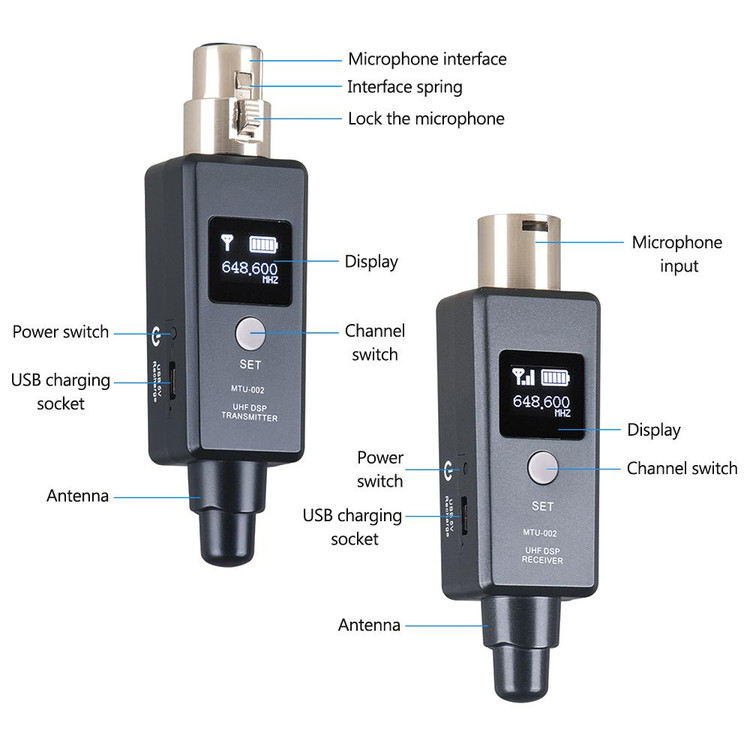 وایرلس میکروفون UHF میکرفون و ویالون