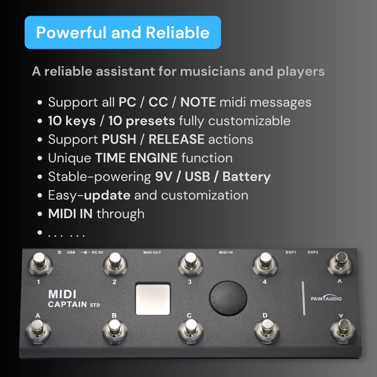 Paintaudio midi captain stdPaintaudio midi captain stdمیدی کنترل پینت ائودیو
