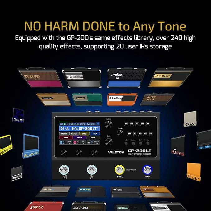 Multieffect Valeton gp200 Ltمولتی افکت ولتون gp200lt