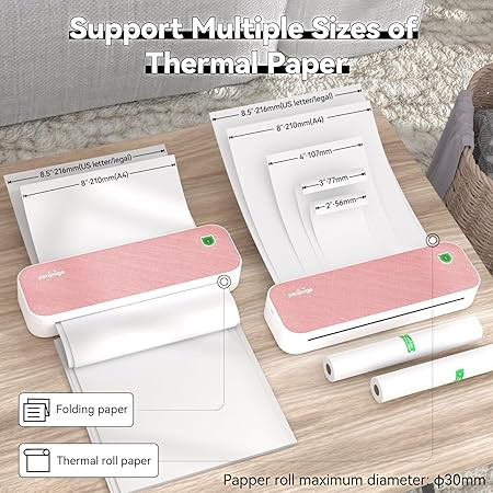 پرینتر حرارتی PeriPage A40 برای تتو و کاغذtattoo printer peri page a40