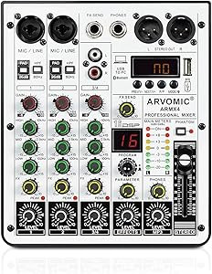 میکسر 4کانال بلوتوث Arvomic armx4