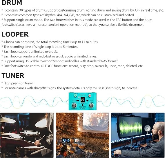 لوپر m vave lost tempo