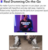 درام کیت hyper somatosensorya hyper somatosensorya virtual drum kit