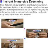 درام کیت hyper somatosensorya hyper somatosensorya virtual drum kit