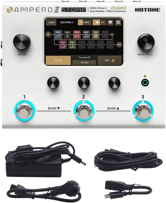 مولتی افکت hotone ampro 2 stomp hotone ampro2stomp multi effect