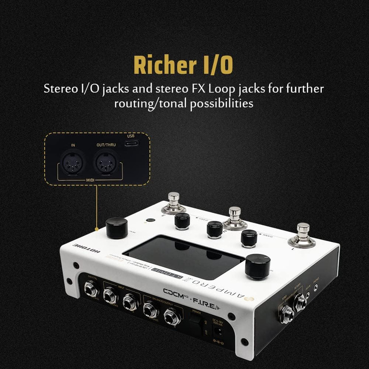 مولتی افکت hotone ampro 2 stomp hotone ampro2stomp multi effect