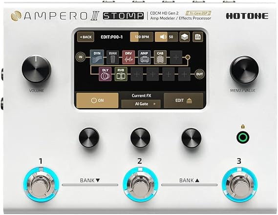 مولتی افکت hotone ampro 2 stomp hotone ampro2stomp multi effect