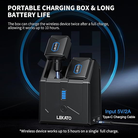 وایرلس لکاتو lekato jw06 5.8ghz wireless system