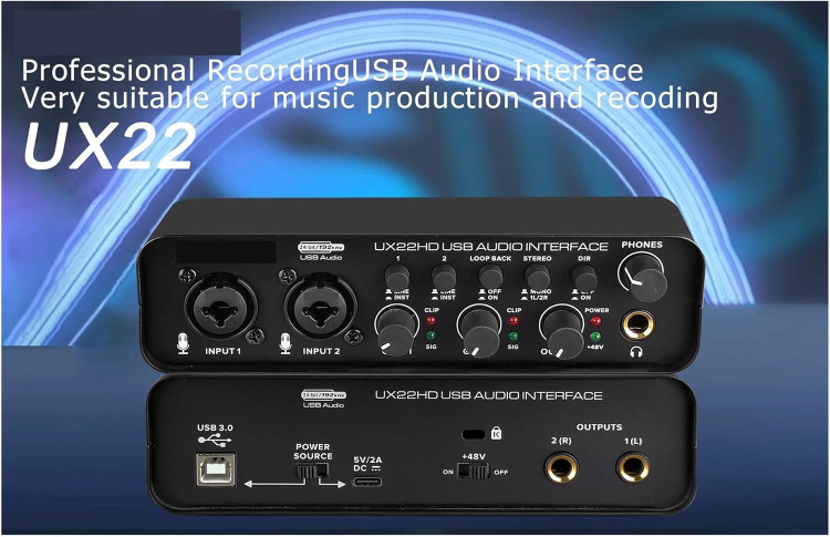کارت صدا ux22hd usb audio interface