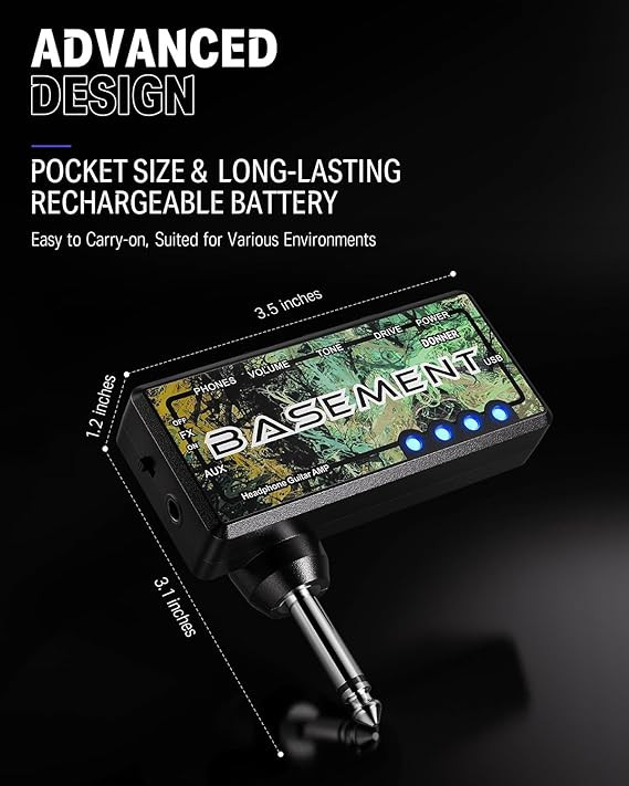 امپ هدفون دونر Donner basement headphone guitar amp