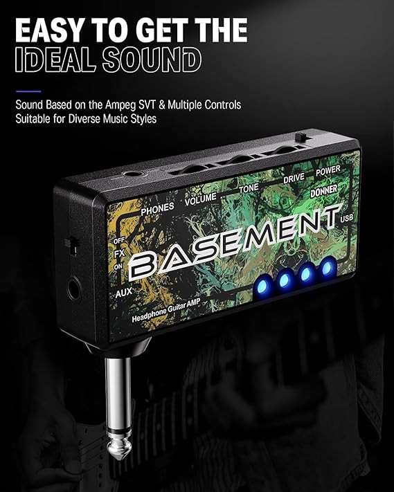 امپ هدفون دونر Donner basement headphone guitar amp