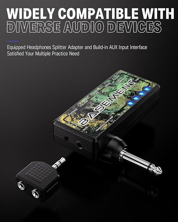 امپ هدفون دونر Donner basement headphone guitar amp