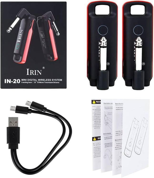 irin in20 guitar wireless system وایرلس ایرین irin in20