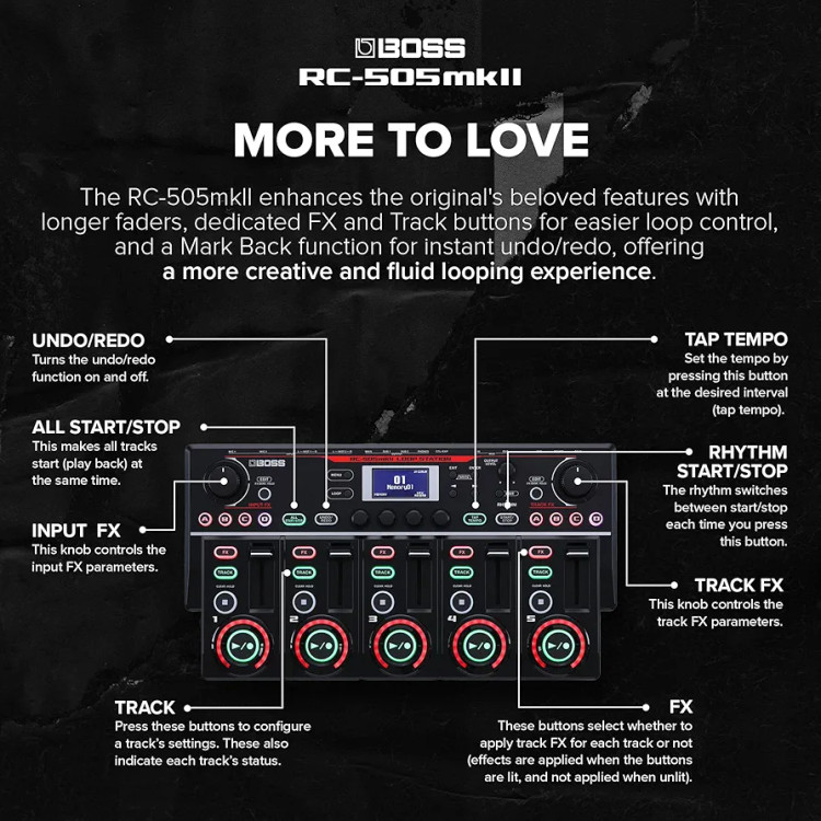 لوپ استیشن boss rc505 mk2boss rc505 mk2 loop statin