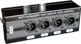 Hikgins1Pc 4-Channel 3-Pin XLR Audio and over Network Cable Extender