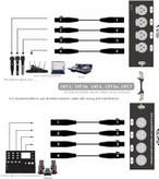 Hikgins1Pc 4-Channel 3-Pin XLR Audio and over Network Cable Extender