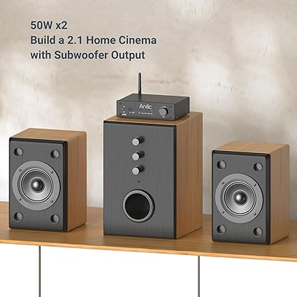 بلوتوث پلیر Arylic b50se Arylic B50SE Bluetooth 5.1 Stereo Receiver 2.1 Channels Mini