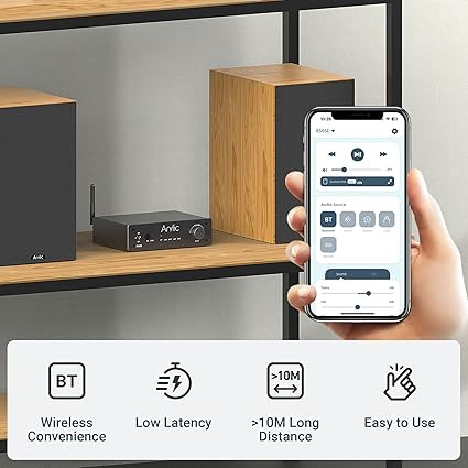 بلوتوث پلیر Arylic b50se Arylic B50SE Bluetooth 5.1 Stereo Receiver 2.1 Channels Mini
