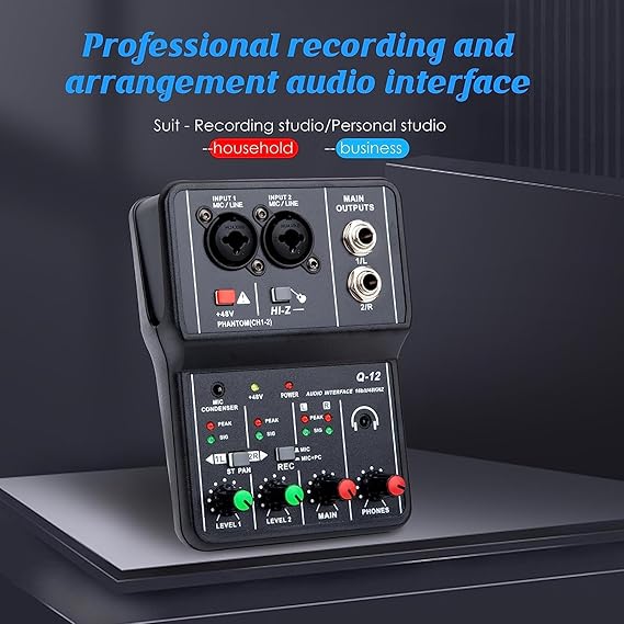 کارت صدا teyun q12 TEYUN USB Audio Interface