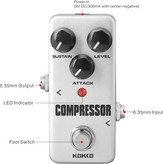`افکت کمپرسور kokka kokka compressor mini pedal