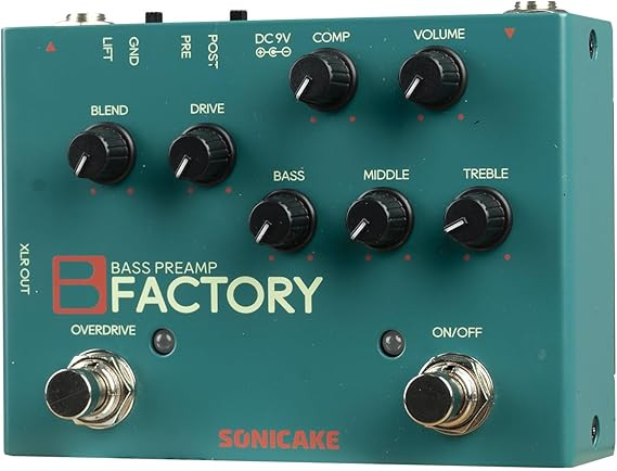 افکت اوردرایو و پری امپ باس sonicake