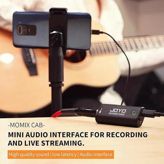 ریکوردر کارت صدا جویو JOYO Guitar Audio Interface Pocket Internal Recording Sound Card