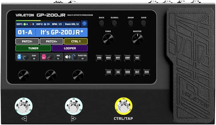 Valeton gp200jr multi effectمولتی افکت ولتون gp200jr