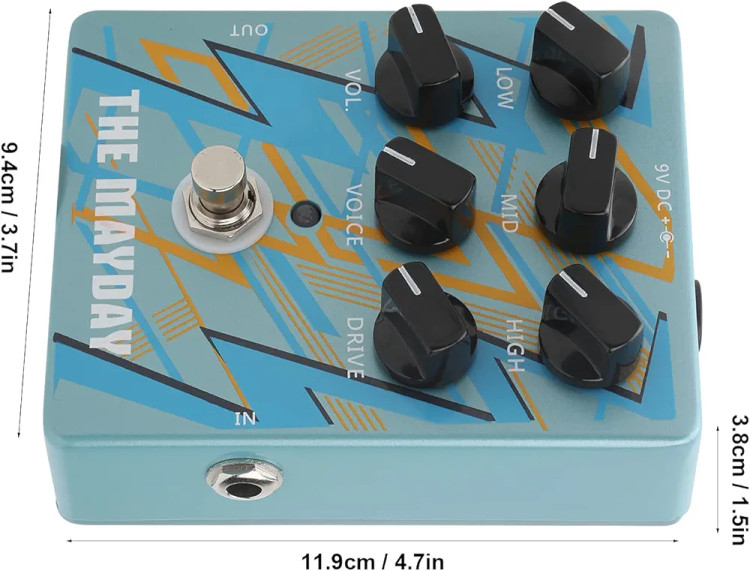 Caline mayday overdrive افکت اوردرایو caline mayday