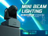 رقص نور مدل spot 30U`King LED Moving Head Light RGBW Beam Lights with DMX for Live Show DJ Disco Events Party Stage Lighting