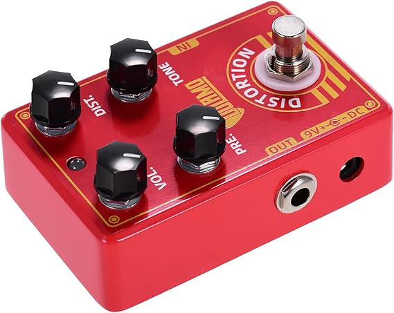 D-9 Distortion Guitar Effect Pedal افکت دیسروشن dolamo d9