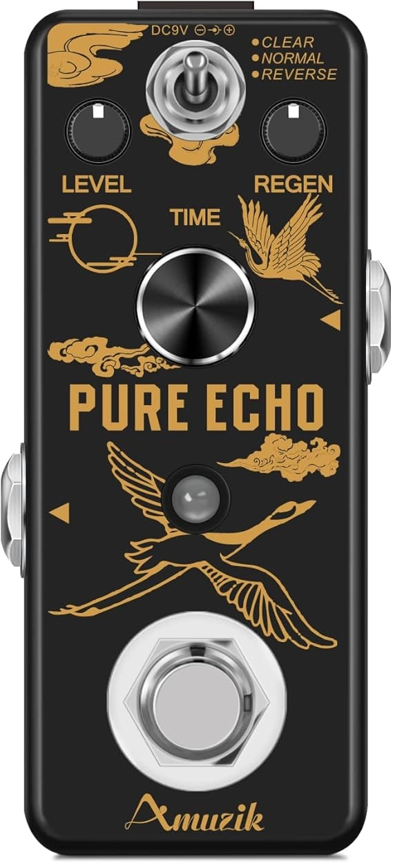 fuzz amuzik pure echo effect افکت fuzz amuzik pure echo