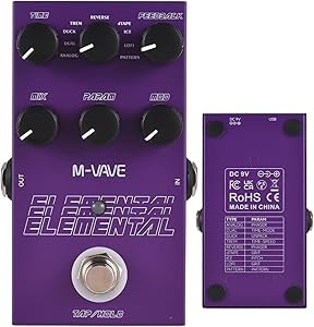 m vave element delay pedal افکت دیلی M VAVE ELEMENT