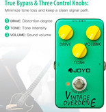 افکت جویو overdrive بیس JOYO Vintage Overdrive Pedal Classic Tone for Electric Guitar Effect - True Bypass (JF-01)