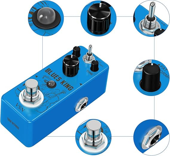 یونیت اوردرایو blues king vsn vsn overdrive blues king