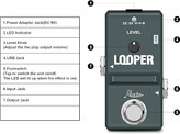 پدال لوپر نانو Rowin rowin nano pedal looper