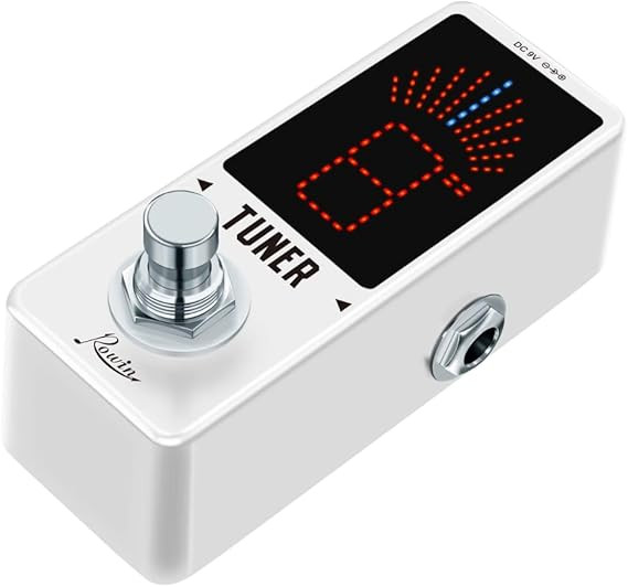 پدلل تیونر کروماتیک RowinRowin High Precision Guitar Chromatic Tuner Pedal Ture Bypass