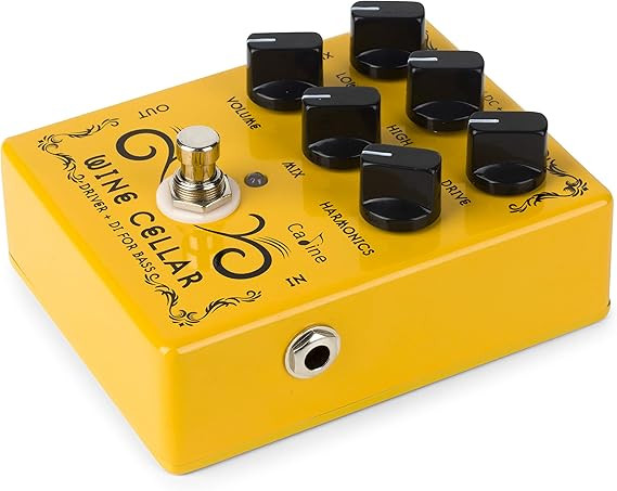 افکت اوردرایو و اکولایزر کالین Caline CP-60 Wine Cellar Bass Driver Guitar Effects Pedal True Bypass