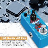 یونیت اوردرایو amuzik blusey Amuzik Blues King Overdrive Guitar Pedals Analog Vintage Bluesy Distortion Effect Pedal Wide Range Frequency Response 2 Modes Tube Amplifier True Bypass