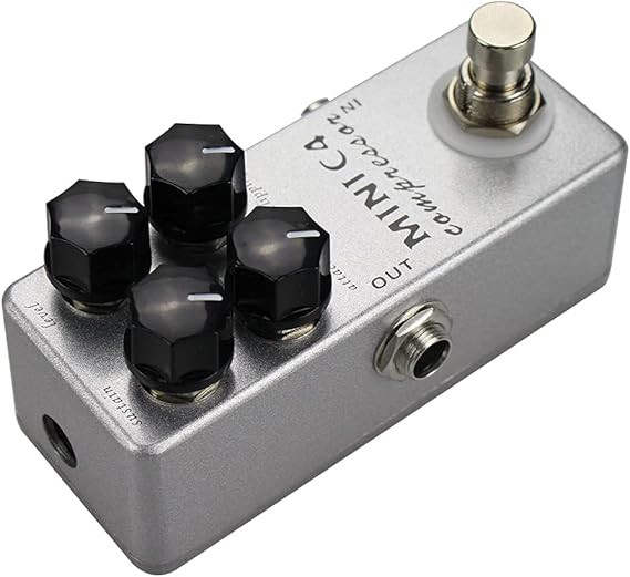 یونیت افکت کمپرسور moskey c4 MOSKYAudio Mini C4 Compressor Guitar Effect Pedal Metal Shell Pedal Effects True Bypass