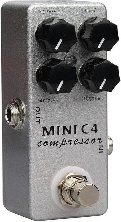 یونیت افکت کمپرسور moskey c4 MOSKYAudio Mini C4 Compressor Guitar Effect Pedal Metal Shell Pedal Effects True Bypass
