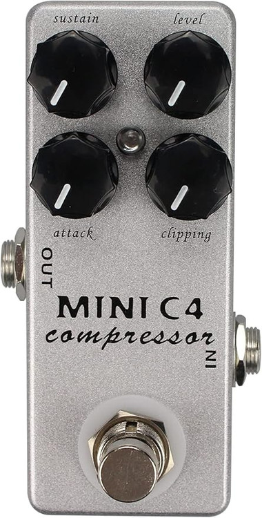 یونیت افکت کمپرسور moskey c4 MOSKYAudio Mini C4 Compressor Guitar Effect Pedal Metal Shell Pedal Effects True Bypass