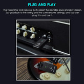 وایرلس گیتار m vave ws8 باکس شارژ دارm vave ws8 wireless air bridge charging box