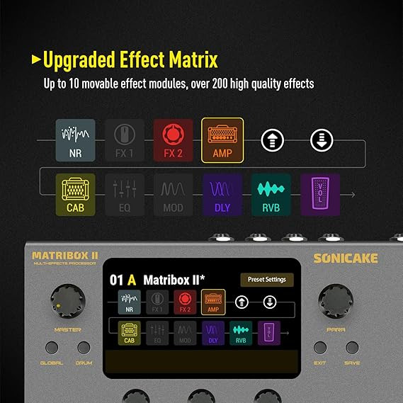 مولتی افکت sonicake matribox 2 multi effect sonicake matribox2