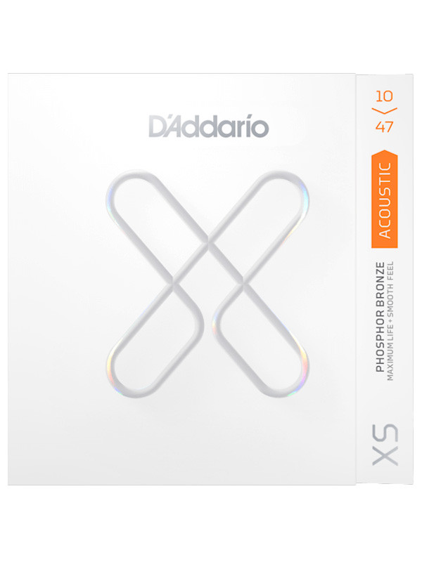 سیم داداریو اکوستیک D’Addario XS Phosphor Bronze Coated Acoustic Guitar Strings Extra Light 10-47D’Addario XS Phosphor Bronze Coated Acoustic Guitar Strings Extra Light 10-47